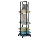 Pillow Tower Black Rack - Ornate Home