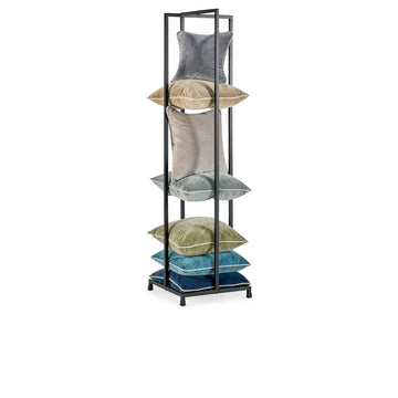 Pillow Tower Black Rack - Ornate Home