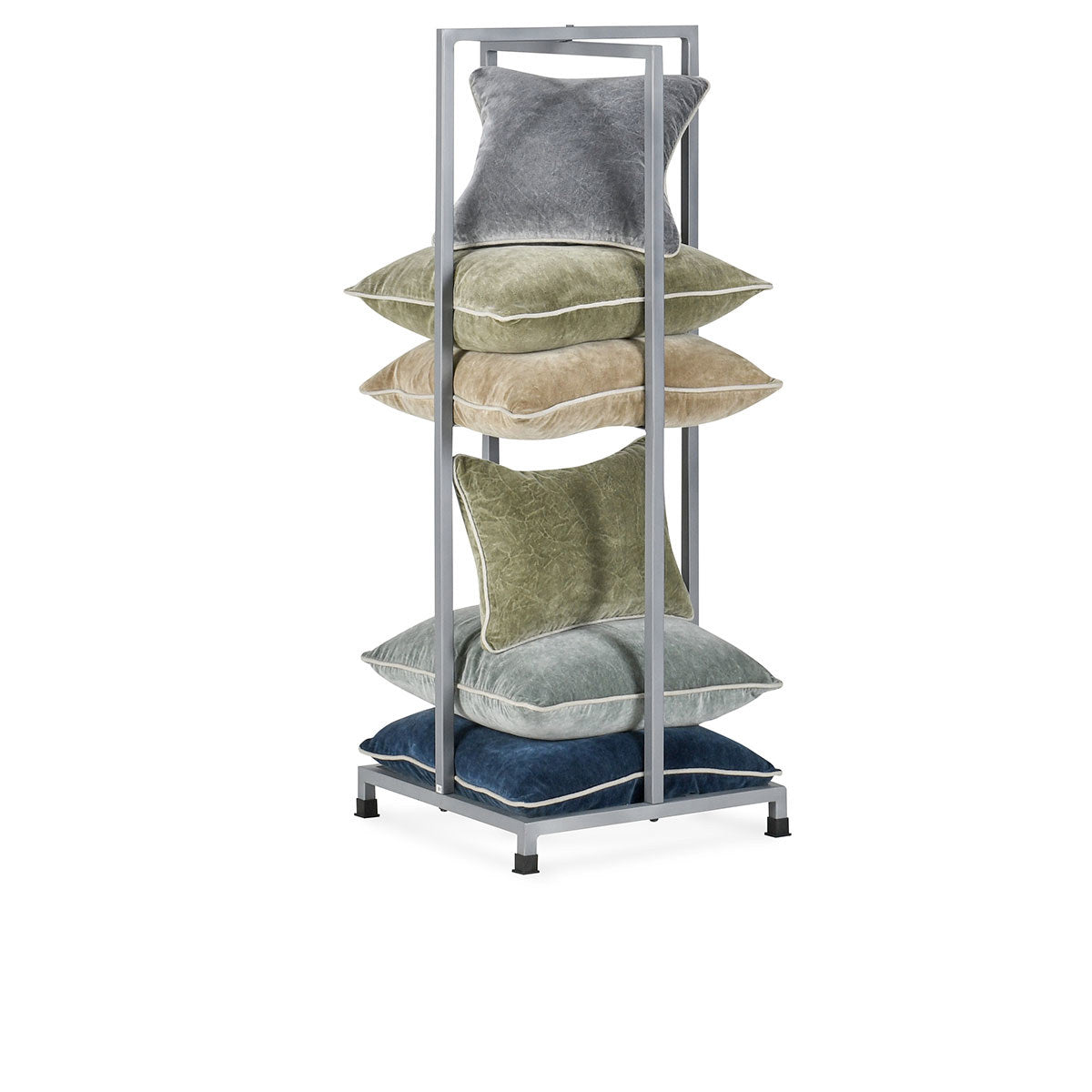 Pillow Tower Silver Rack - Ornate Home
