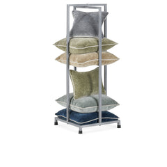 Pillow Tower Silver Rack - Ornate Home