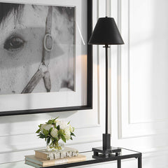 Pilot Black Buffet Lamp - Ornate Home