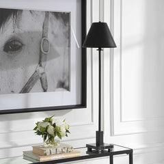 Pilot Black Buffet Lamp - Ornate Home