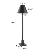 Pilot Black Buffet Lamp - Ornate Home