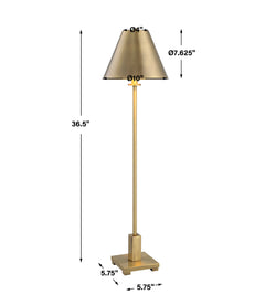 Pilot Brass Buffet Lamp - Ornate Home