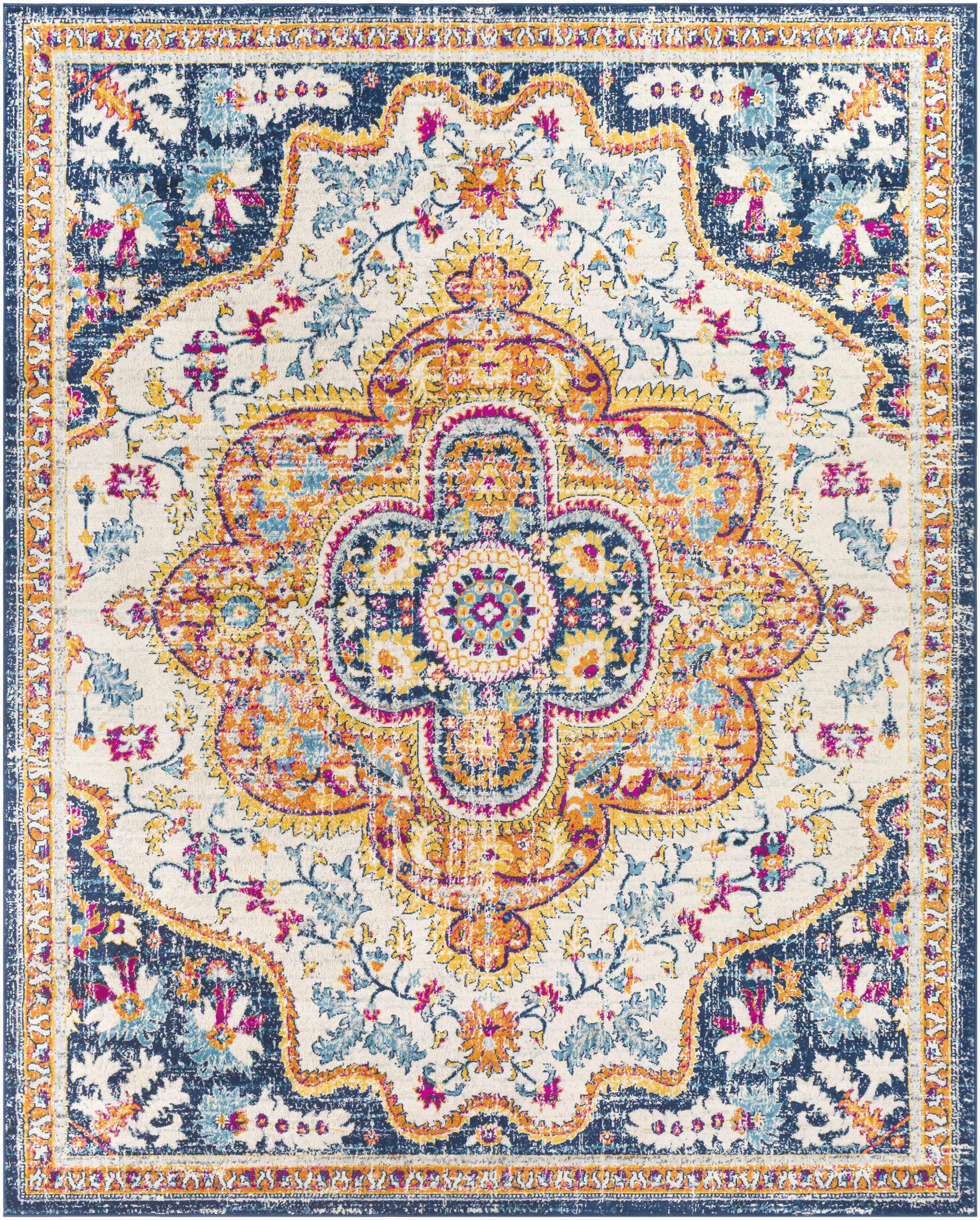 Pimperne Traditional Medallion Area Rug - Clearance - Ornate Home