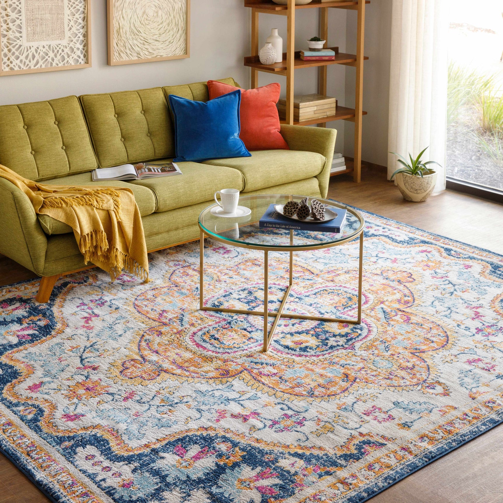 Pimperne Traditional Medallion Area Rug - Clearance - Ornate Home