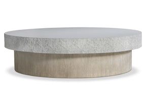 Pincio Millstone Cocktail Table (60"W) - Ornate Home