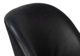 Pindar Black Leather Armchair - Ornate Home