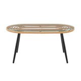 Pine 4-Piece Patio Conversation Set in Cream - Ornate Home