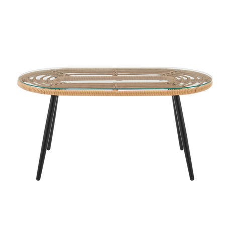 Pine 4-Piece Patio Conversation Set in Grey - Ornate Home