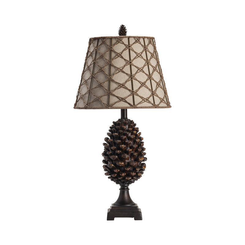 Pine Bluff Brown Table Lamp (Set of 2) - Ornate Home