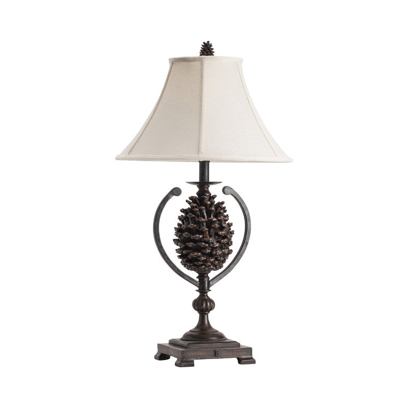 Pine Creek Brown/Bronze Accent Lamp (Set of 2) - Ornate Home