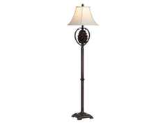 Pine Creek Brown Floor Lamp - Ornate Home