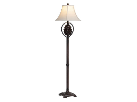 Pine Creek Brown Floor Lamp - Ornate Home