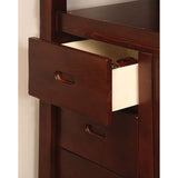 Pine Ridge Dark Walnut Twin/Full Bunk Bed - Ornate Home