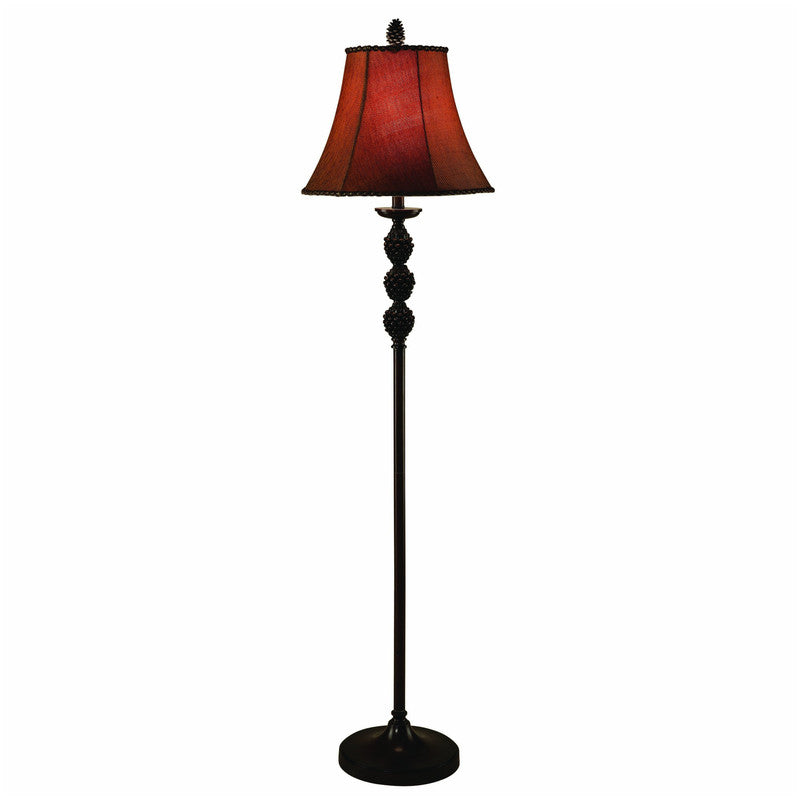 Pinegrove Brown Floor Lamp - Ornate Home