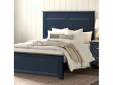 Pinetop Blue/Dark Brown Twin Bed - Ornate Home