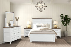 Pinetop White Full Bed - Ornate Home