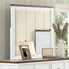 Pinetop White Twin 5 Piece Bedroom Set w/2 Nightstands - Ornate Home
