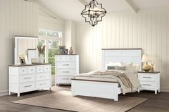 Pinetop White Twin Bed - Ornate Home