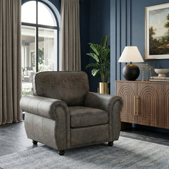 Pinnacle Brown Chair - Ornate Home