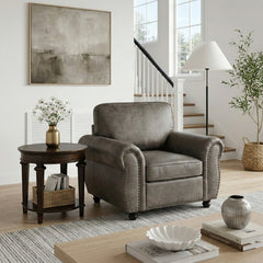 Pinnacle Brown Chair - Ornate Home