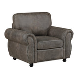 Pinnacle Brown Chair - Ornate Home