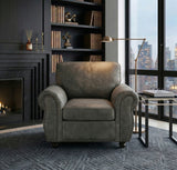 Pinnacle Brown Chair - Ornate Home