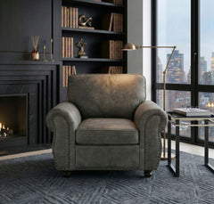 Pinnacle Brown Chair - Ornate Home
