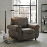 Pinnacle Brown Chair - Ornate Home