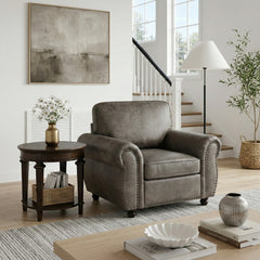 Pinnacle Brown Chair - Ornate Home