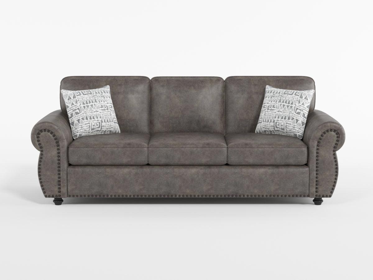 Pinnacle Brown Sofa - Ornate Home