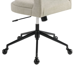 Pinnacle Linen Upholstered Office Chair - Ornate Home