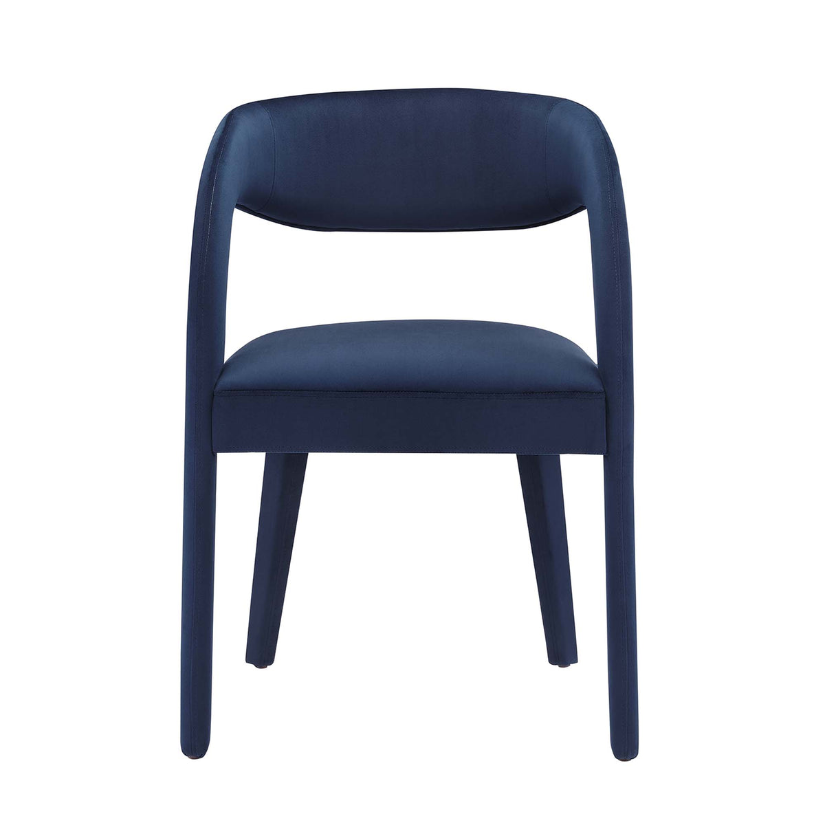 Pinnacle Midnight Blue Performance Velvet Dining Chair (Set of 2) - Ornate Home