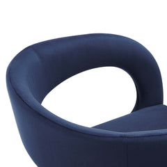 Pinnacle Midnight Blue Performance Velvet Dining Chair (Set of 2) - Ornate Home