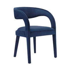 Pinnacle Midnight Blue Performance Velvet Dining Chair (Set of 2) - Ornate Home