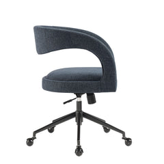 Pinnacle Slate Blue Upholstered Office Chair - Ornate Home