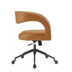 Pinnacle Tan Vegan Leather Office Chair - Ornate Home