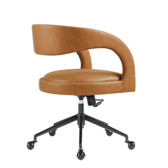 Pinnacle Tan Vegan Leather Office Chair - Ornate Home