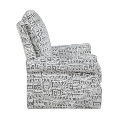 Pinnacle White Swivel Chair - Ornate Home