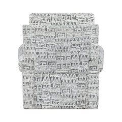 Pinnacle White Swivel Chair - Ornate Home