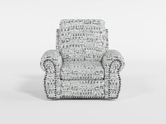 Pinnacle White Swivel Chair - Ornate Home