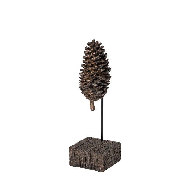Pinterra Brown Small Resin Pinecone Replica - Ornate Home