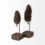 Pinterra Brown Small Resin Pinecone Replica - Ornate Home