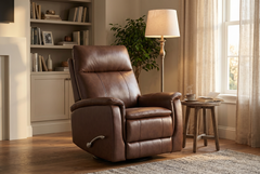 Pioneer Brown Manual Recliner - Ornate Home