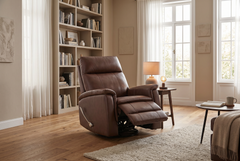 Pioneer Brown Manual Recliner - Ornate Home