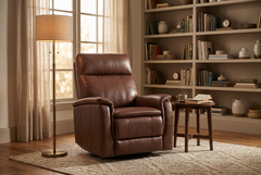 Pioneer Brown Manual Recliner - Ornate Home