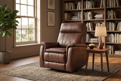 Pioneer Brown Manual Recliner - Ornate Home