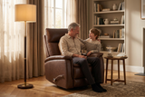 Pioneer Brown Manual Recliner - Ornate Home