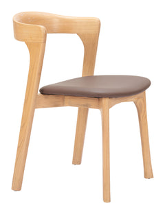 Pioro Brown & Natural Dining Chair (Set of 2) - Ornate Home